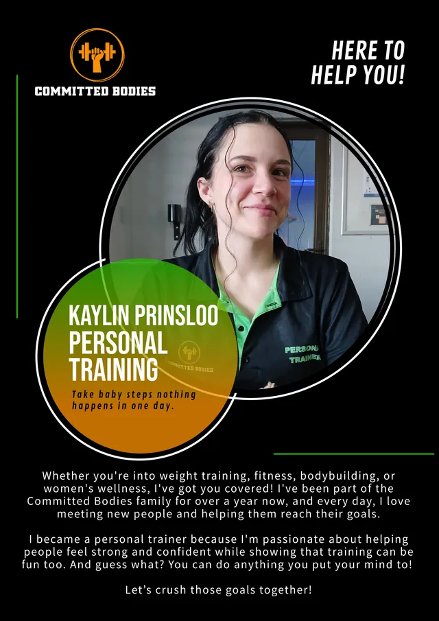 Kalin, personal trainer at Committed Bodies